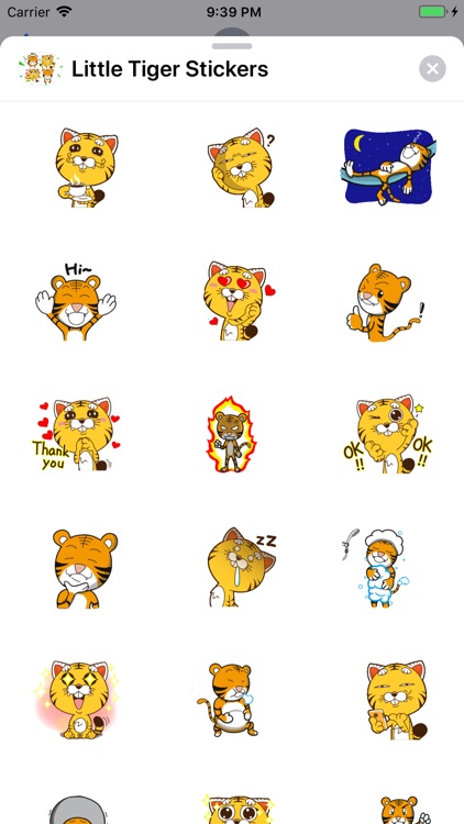 Little Tiger Stickers