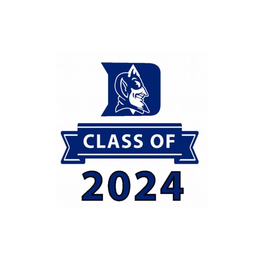 Duke Class of 2024 Stickers by 2ThumbZ Entertainment