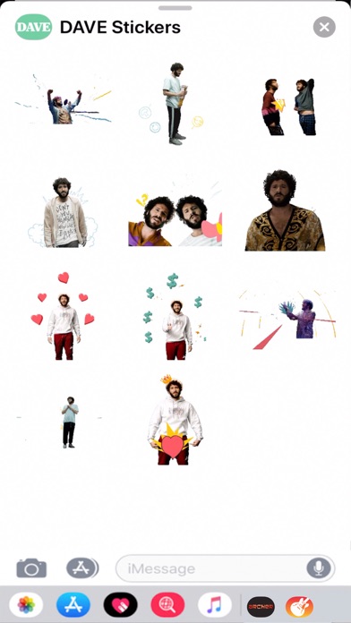 DAVE Stickers screenshot 4