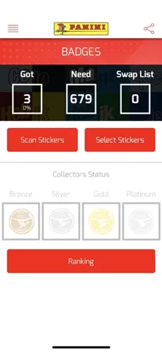 Screenshot 3 Panini Collectors iphone