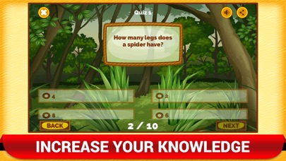 Wild Zoo Animals Quiz Kids App screenshot 4
