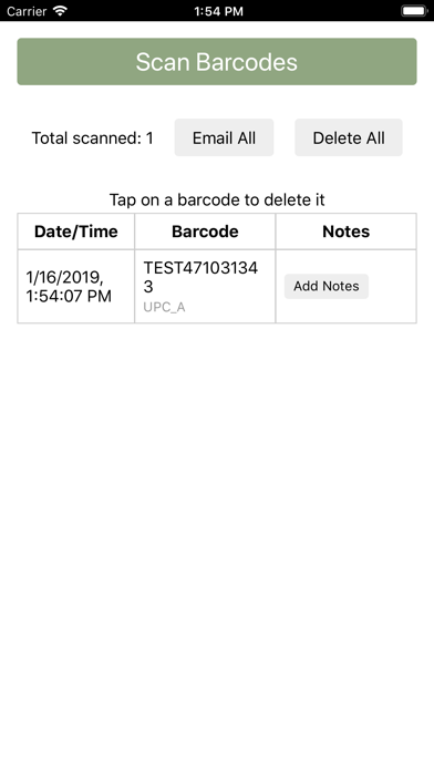 WS Barcode Scanner screenshot 2