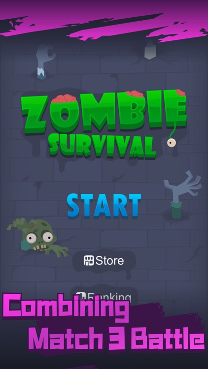 Zombie Survival Blast Match 3 screenshot-0