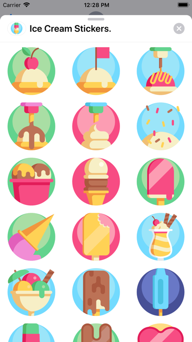 Ice Cream Stickers. screenshot 3