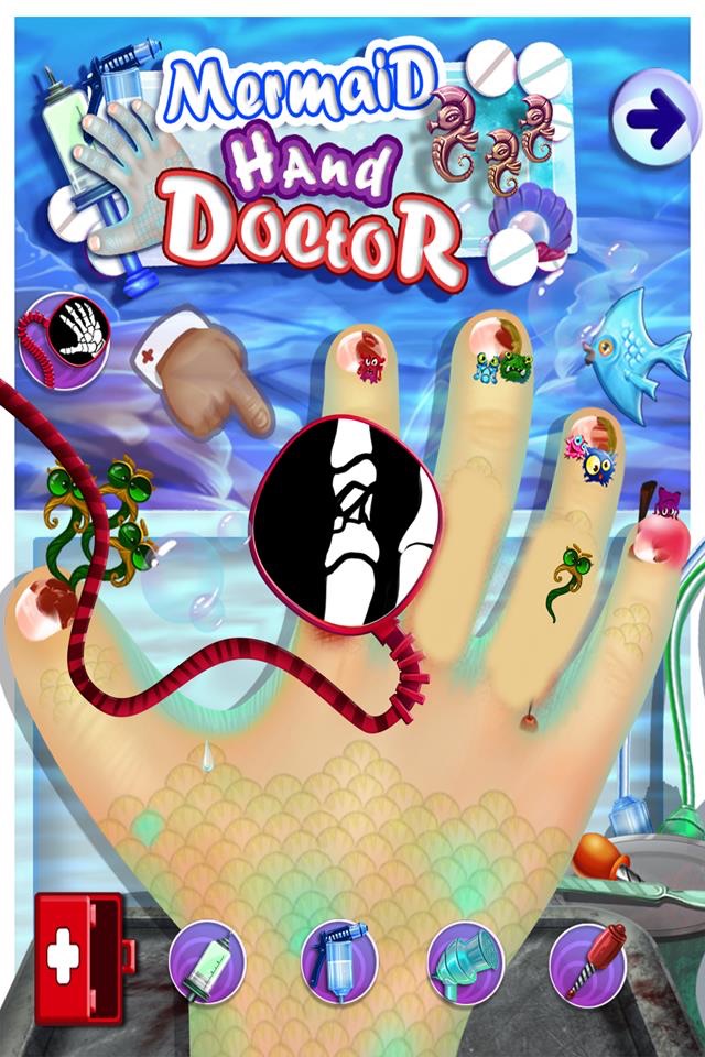 Little Mermaid Sea Hand Doctor screenshot 2