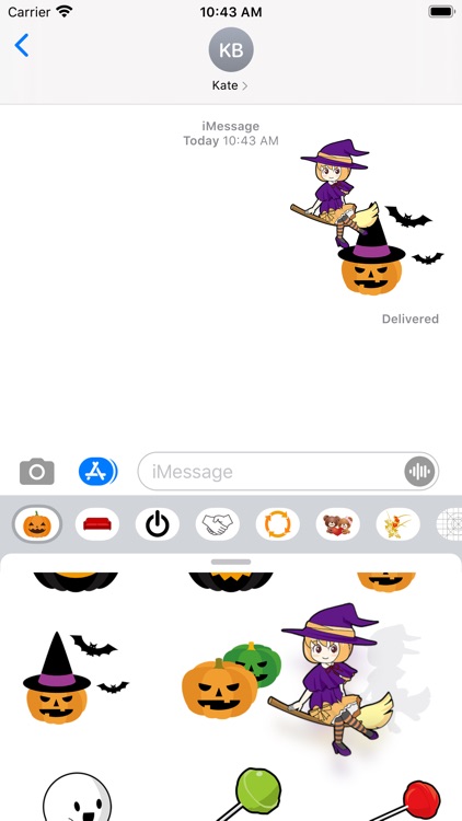 Halloween cute sticker screenshot-3