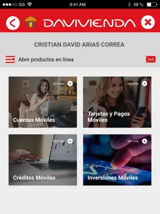 Screenshot 5 Davivienda Móvil iphone
