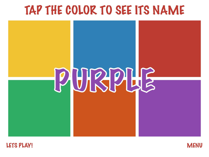 TAP TAP LEARN COLORS EDITION