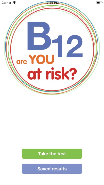 B12 Deficiency - risk checker