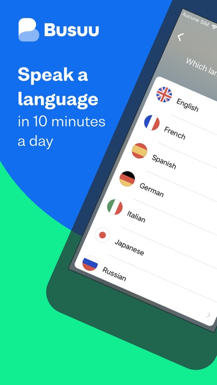 Learn English with Busuu