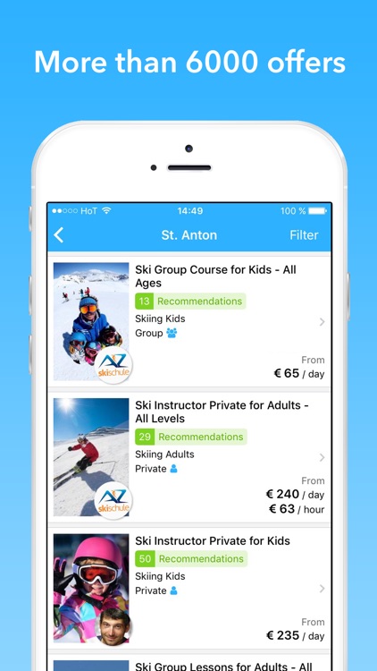 CheckYeti - Ski School Booking