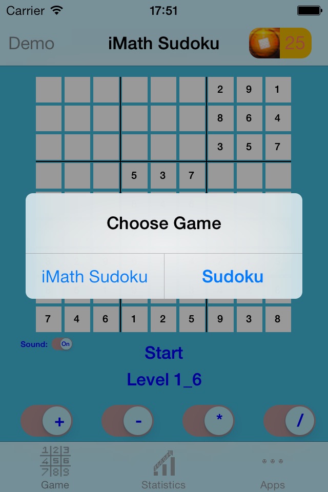 iMath Sudoku screenshot 2