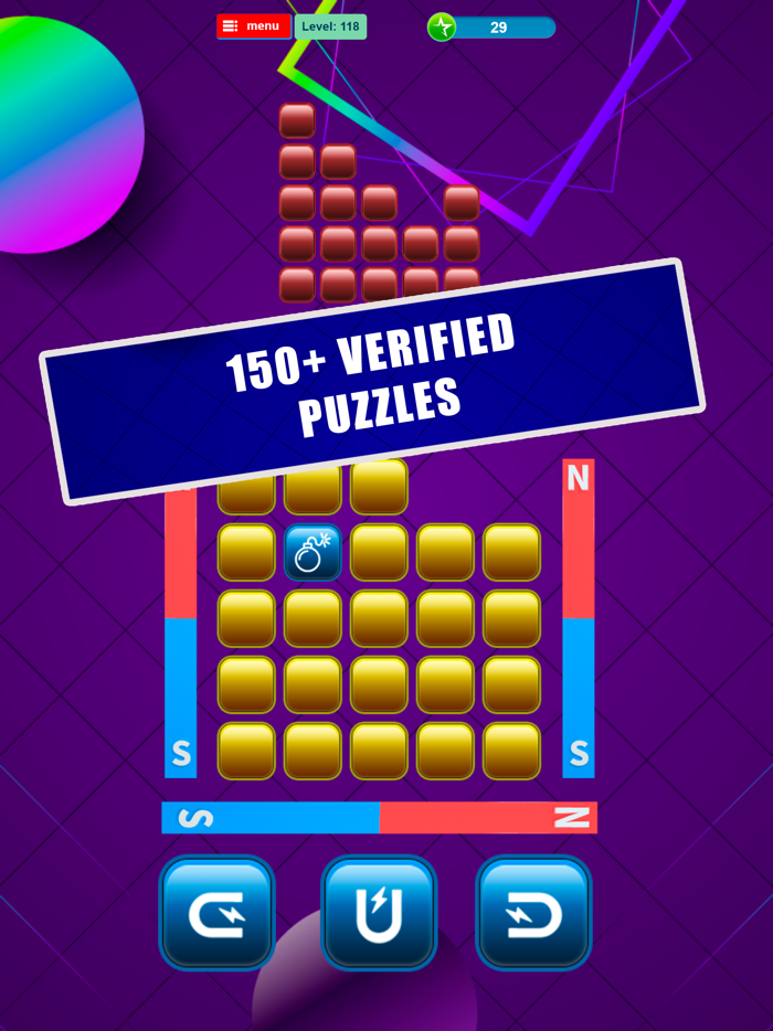 Magnetic Blocks, logic puzzle