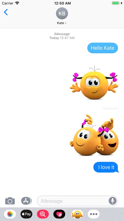 Kolobanga Sticker For iMessage screenshot-3