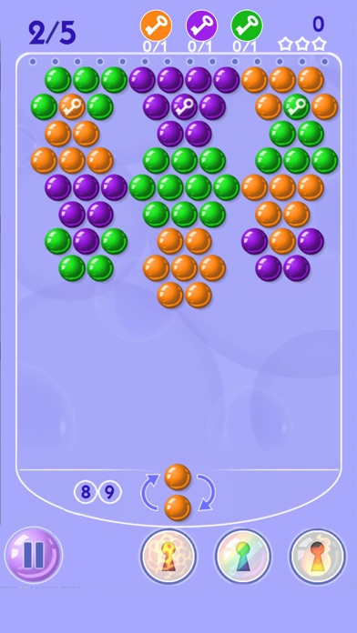 classic bubble shooter arcade game