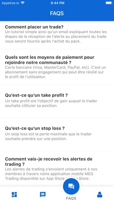 MEG Trading App screenshot 3
