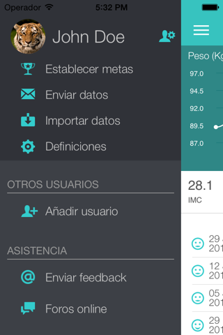 Weight Tracker QuickLog.me screenshot 2