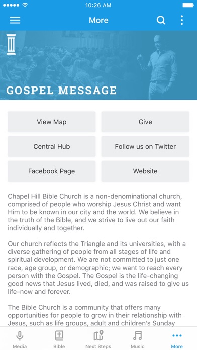 Chapel Hill Bible Church screenshot 3