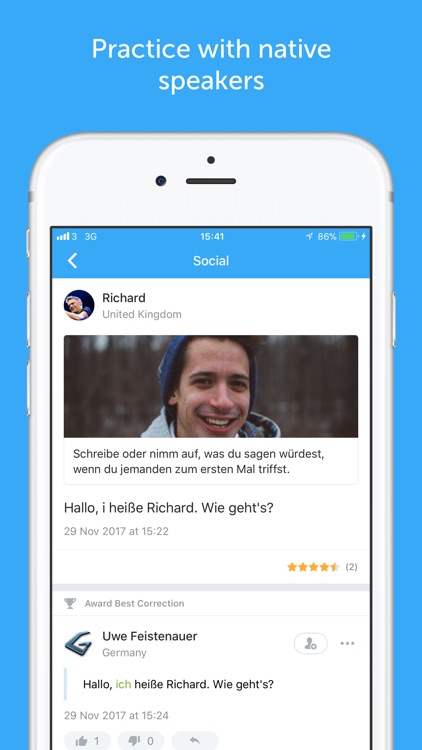 busuu - Learn to speak German screenshot-3