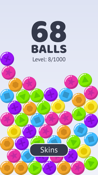68 Balls – Physics Match-3! screenshot 1