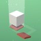 Challenging puzzles of guiding the cube through mazes of fallen tiles