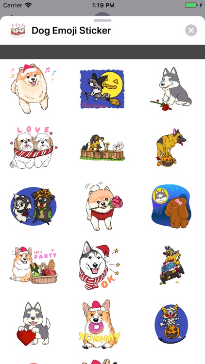Dog Emoji Sticker