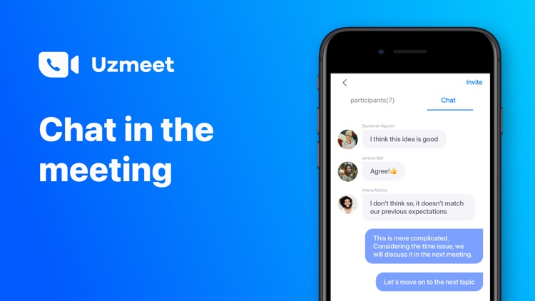 Uzmeet - HD Video Meeting screenshot-4