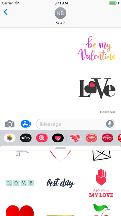 Happy Valentines Day! Stickers screenshot 3