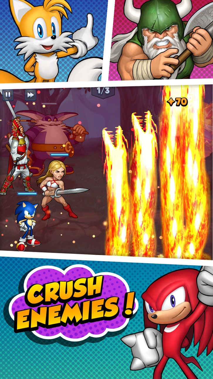 SEGA Heroes Hack screenshot 1 - iOS game interface