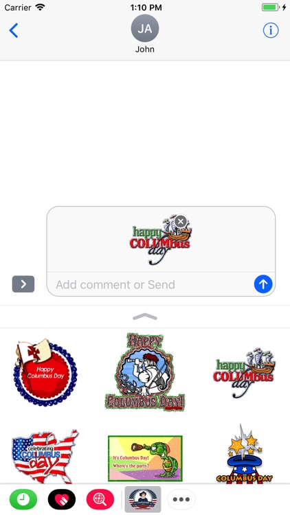 Columbus Day GIF Stickers 2017