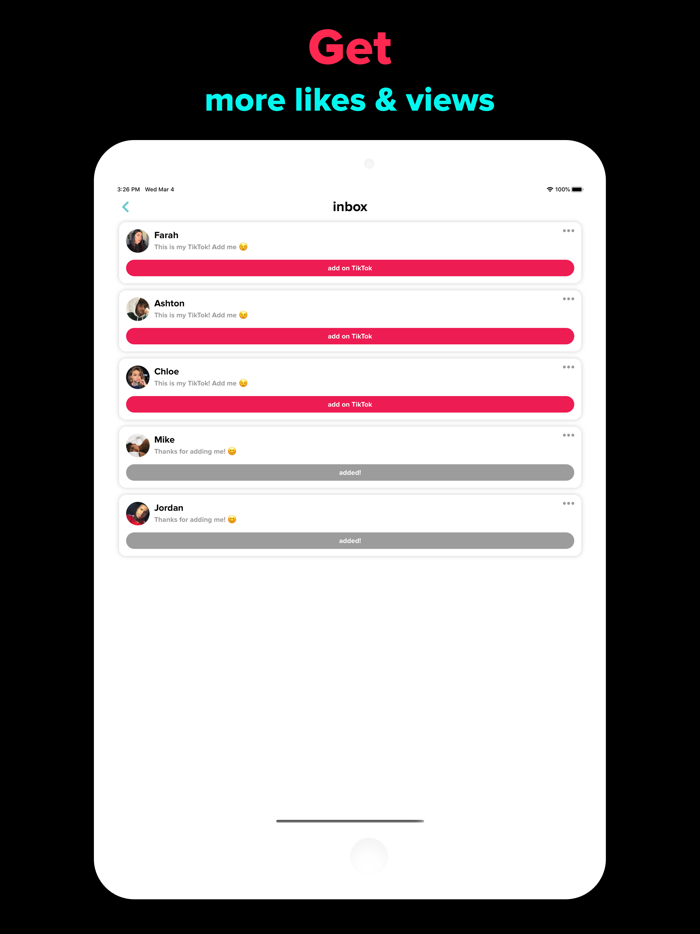 TikFriends - Make new friends