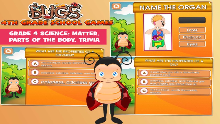 Bugs Fourth Grade Kids Games screenshot-3