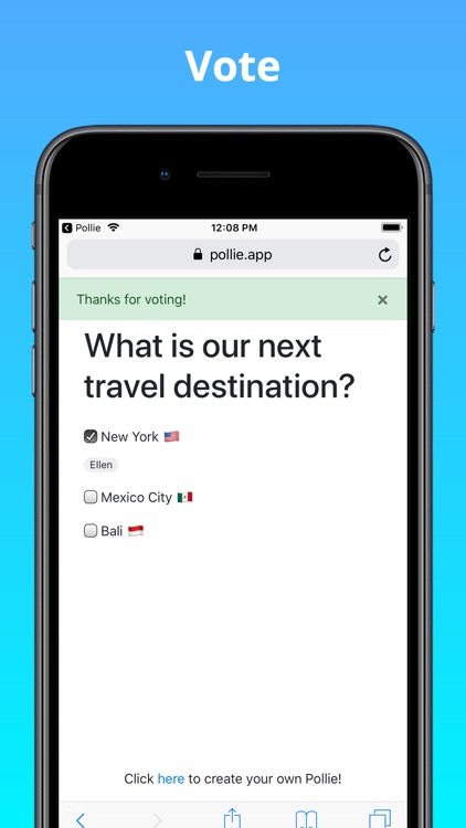 Pollie: Create Polls