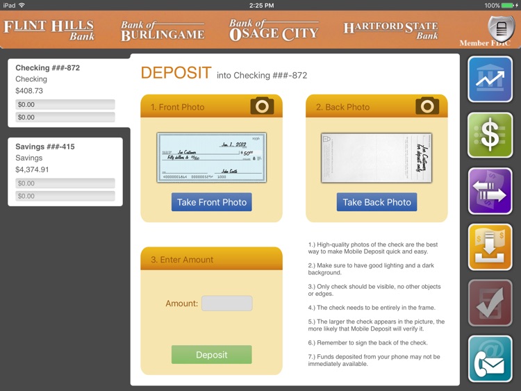 Flint Hills Bank for iPad screenshot-4