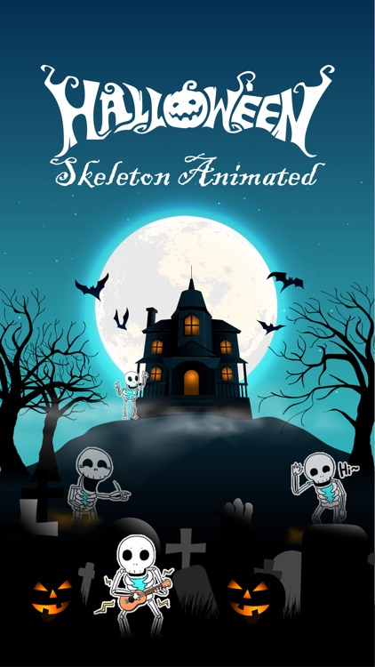 Halloween Skeleton Animated