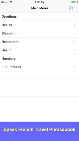 Game screenshot Speak French Phrasebook Lite mod apk
