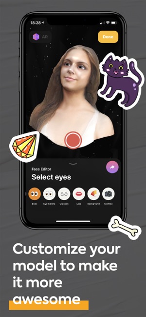 FaceHero 3D Stickers and Masks(圖5)-速報App