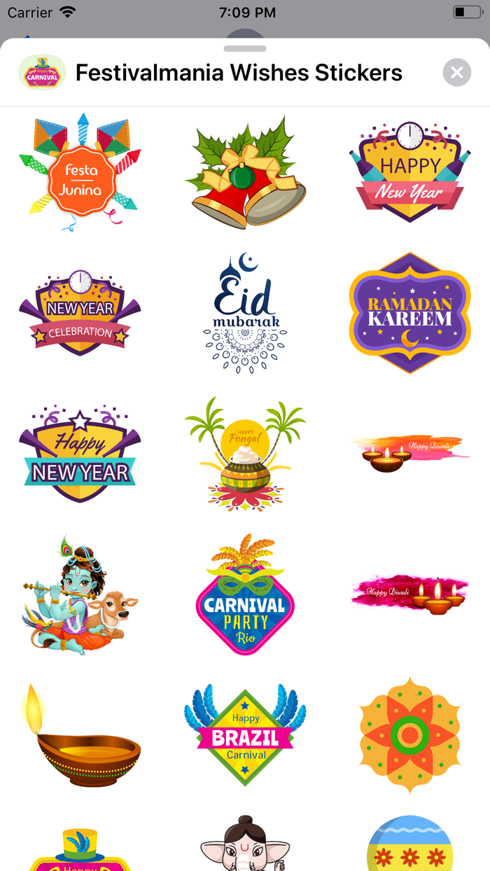 Festivalmania Wishes Stickers