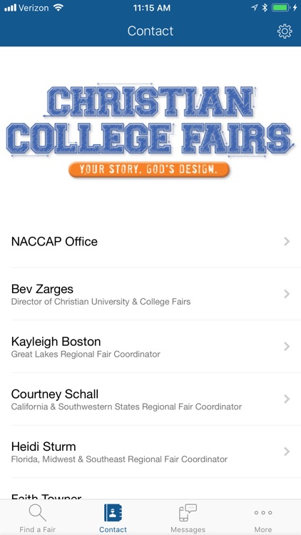 NACCAP Christian College Fairs