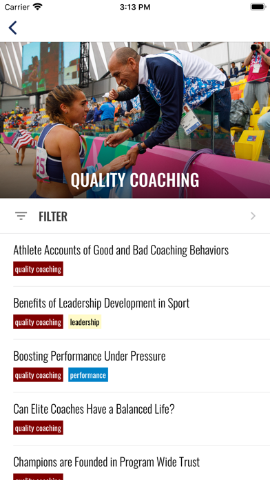 Panam Sports Mobile Coach screenshot 3