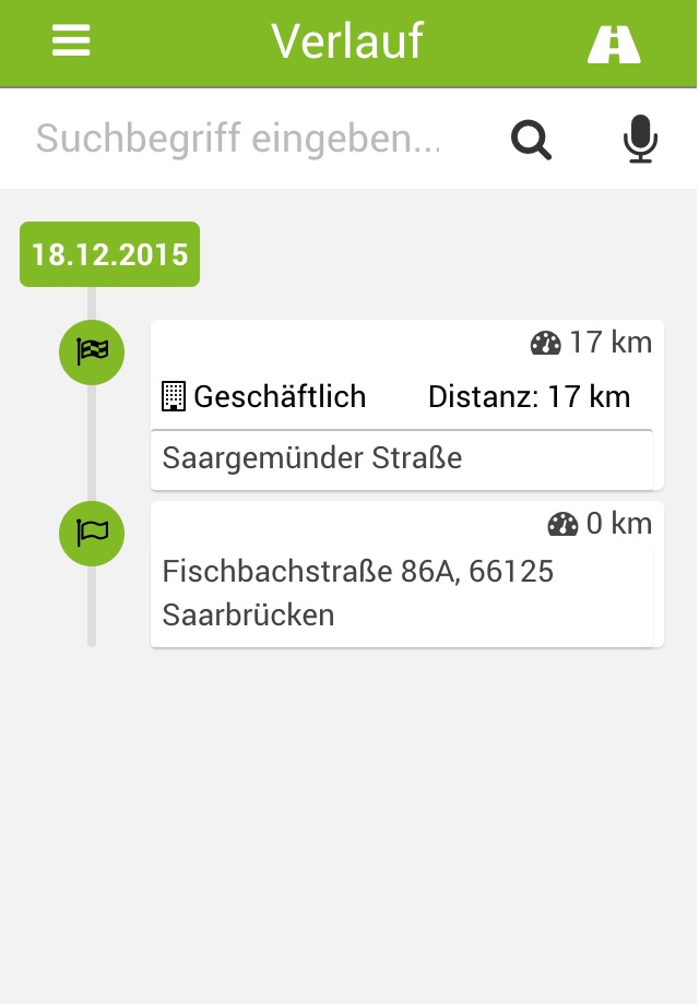 KFZ Fahrtenbuch 6.0 mobile screenshot 3