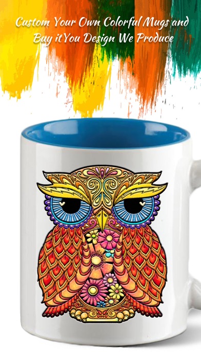 Coloring Owl:Paint Color Cases screenshot 3