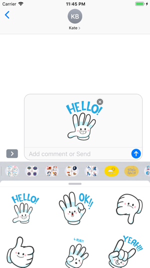 Hand Expressions Emojis(圖2)-速報App