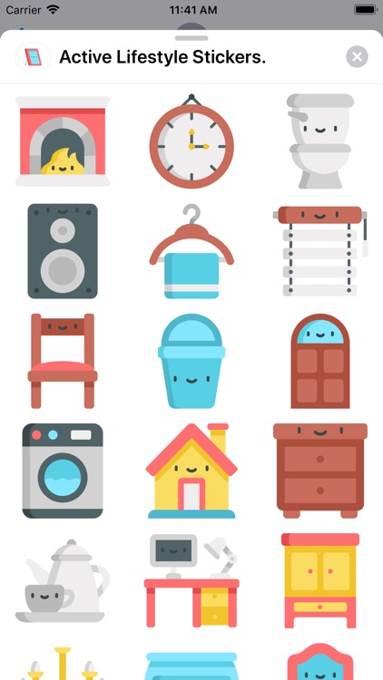 Home Living Stickers.