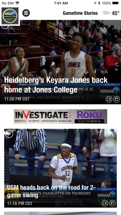 WDAM 7 Gametime