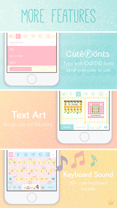Pastel Keyboard Themes Extension - 100+ Cute Colorful Keyboard Skins Design Screenshot 6