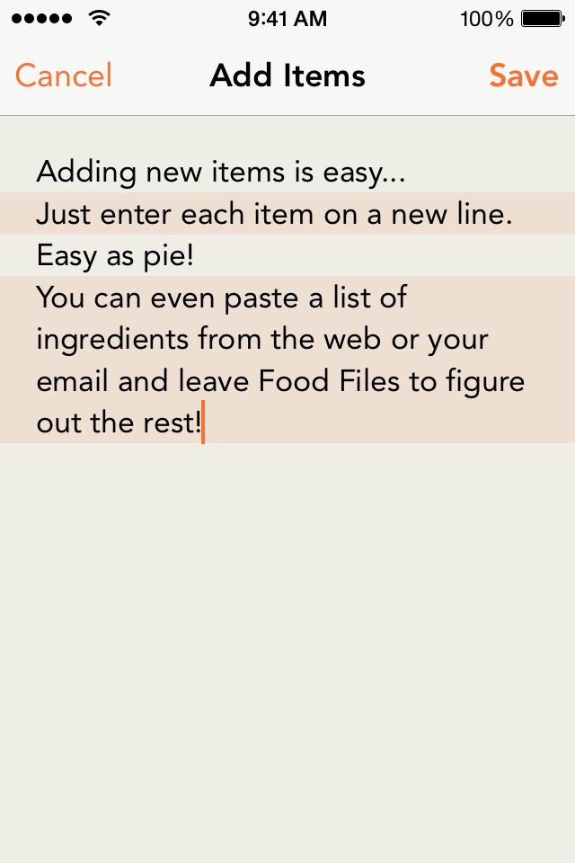 Food Files screenshot 3