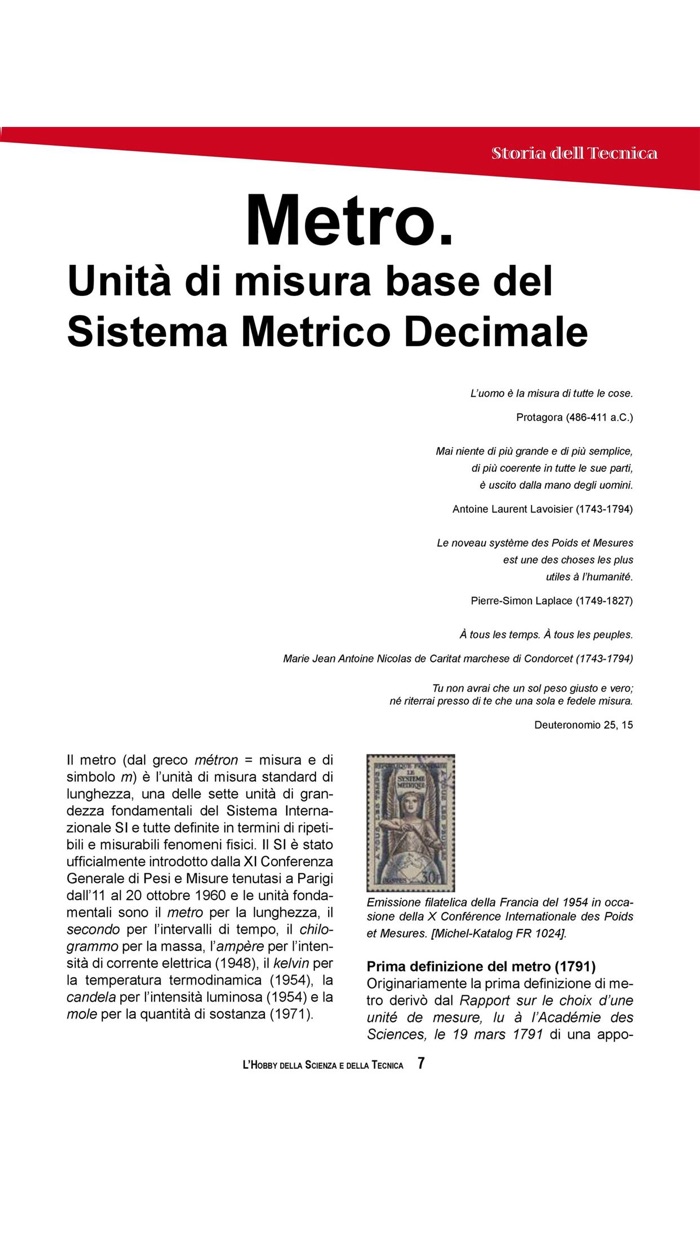 DELLA SCIENZA E DELLA TECNICA