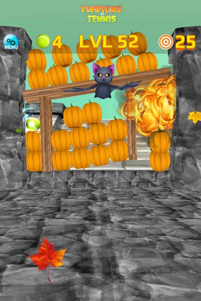 Ball Tossing Pumpkin vs Tennis screenshot 3