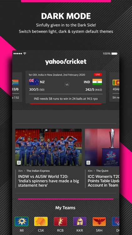 Yahoo Cricket - Live Scores